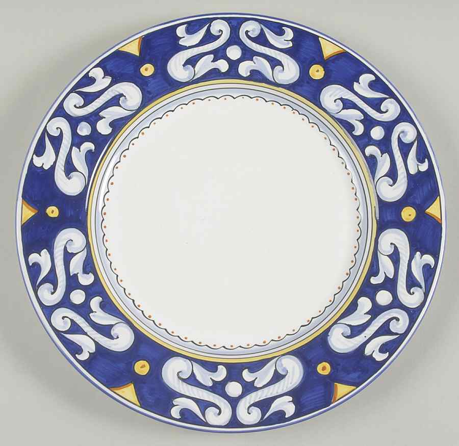 Umbria Dinner Plate by Vietri (Italy)-1