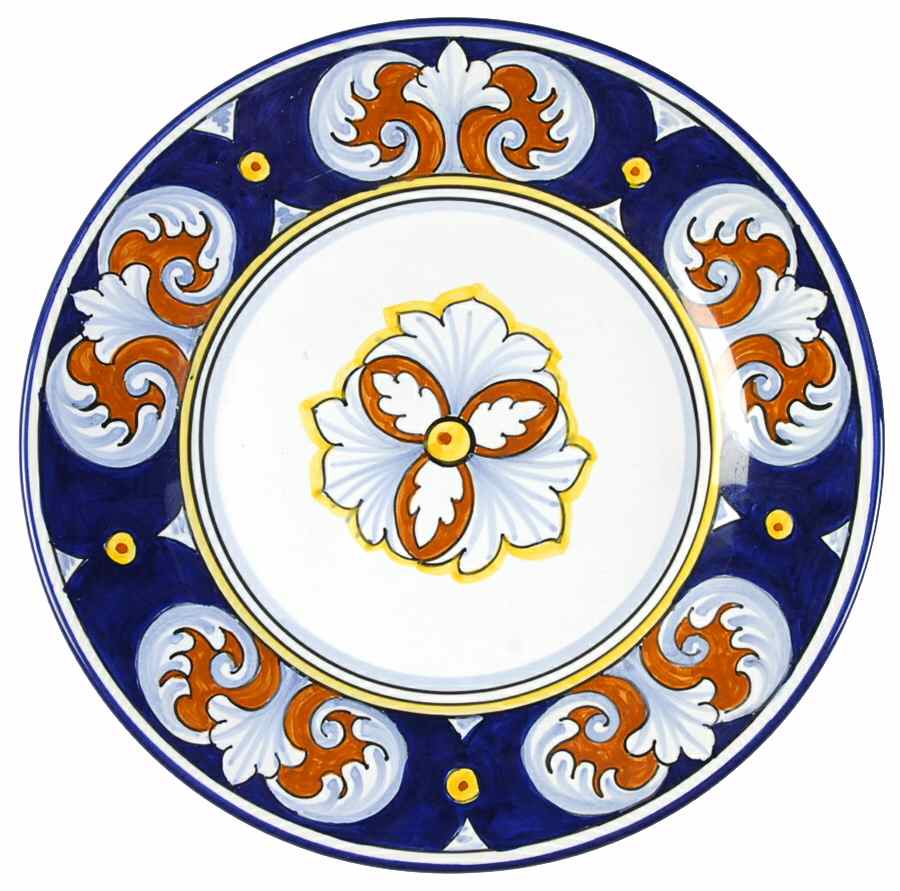 Umbria Salad Plate by Vietri (Italy)-1