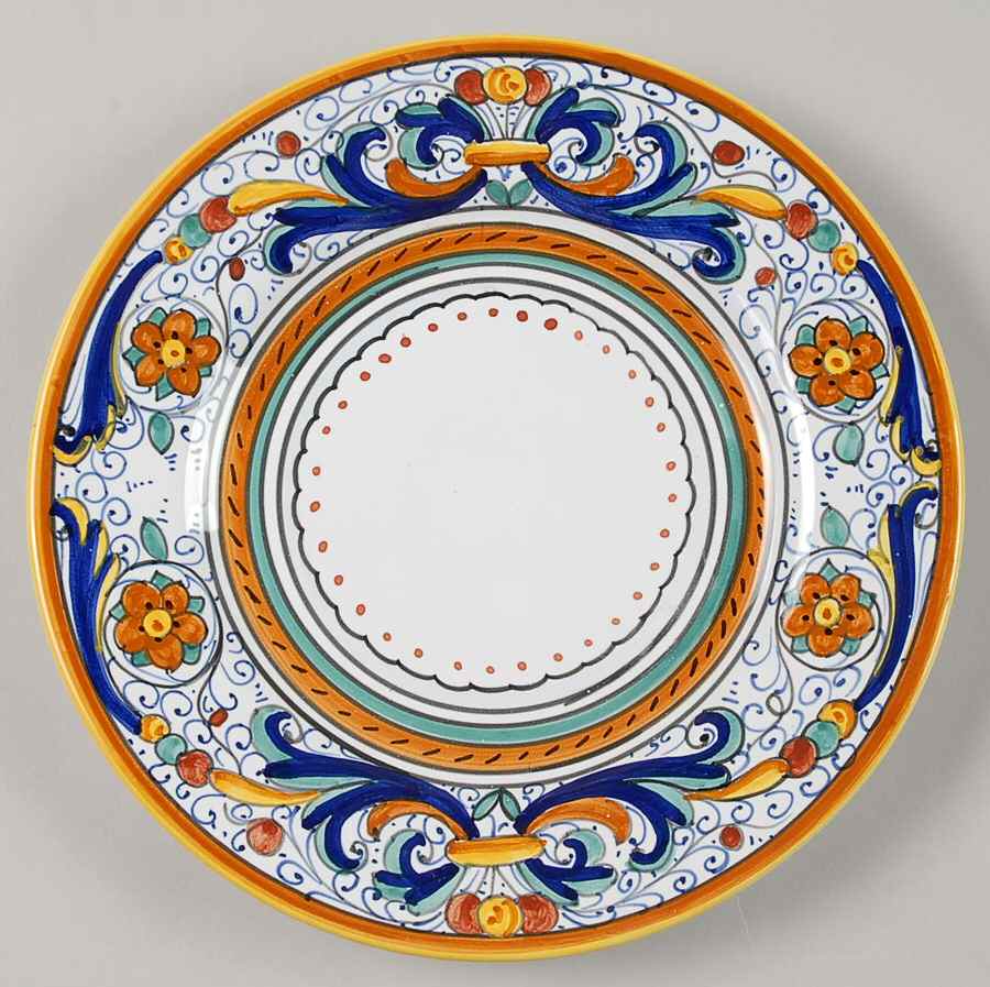 Umbria Salad Plate by Vietri (Italy)-1
