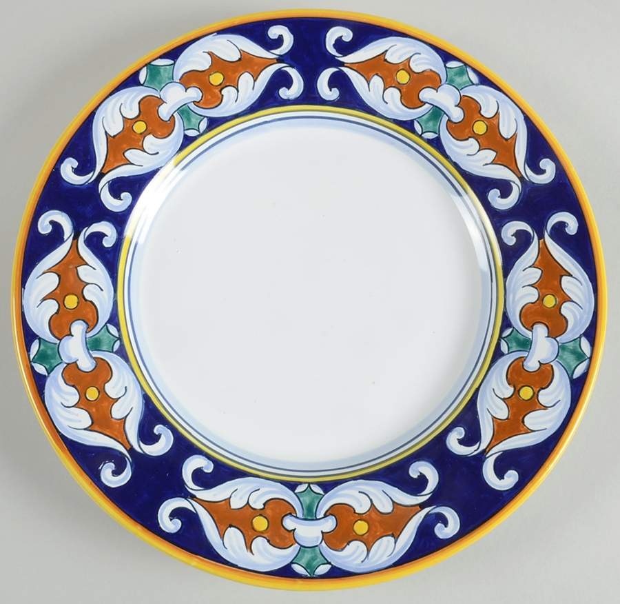 Umbria Dinner Plate by Vietri (Italy)-1