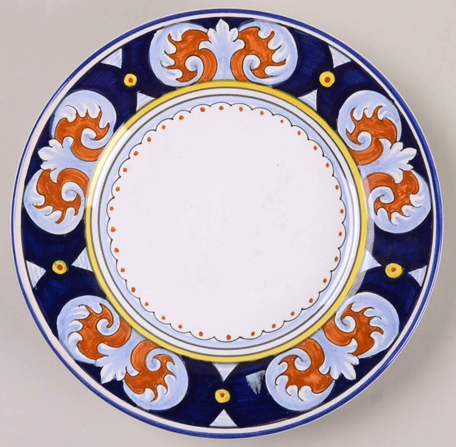 Umbria Salad Plate by Vietri (Italy)-1