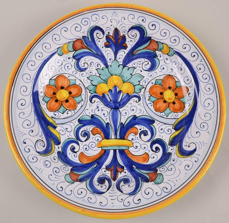 Umbria 13" Chop Plate (Round Platter) by Vietri (Italy)-1