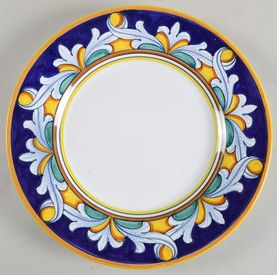 Umbria Dinner Plate by Vietri (Italy)-1