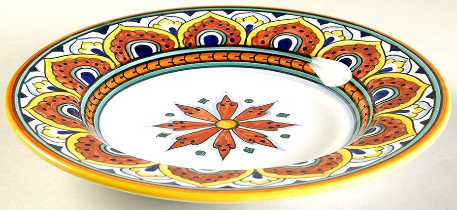 Umbria 9" Individual Pasta Bowl by Vietri (Italy)-1