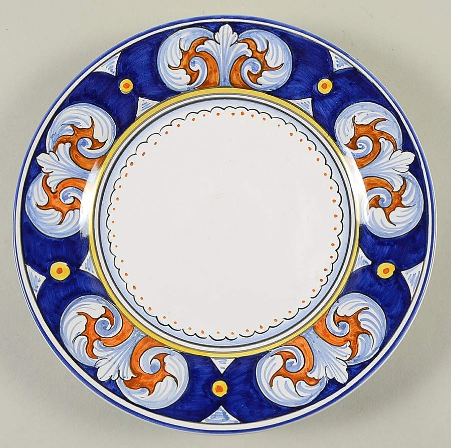 Umbria Luncheon Plate by Vietri (Italy)-1