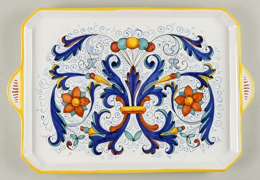 Umbria 19" Rectangular Tray by Vietri (Italy)-1
