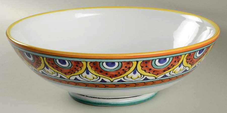 Umbria 12" Large Salad Serving Bowl by Vietri (Italy)-1