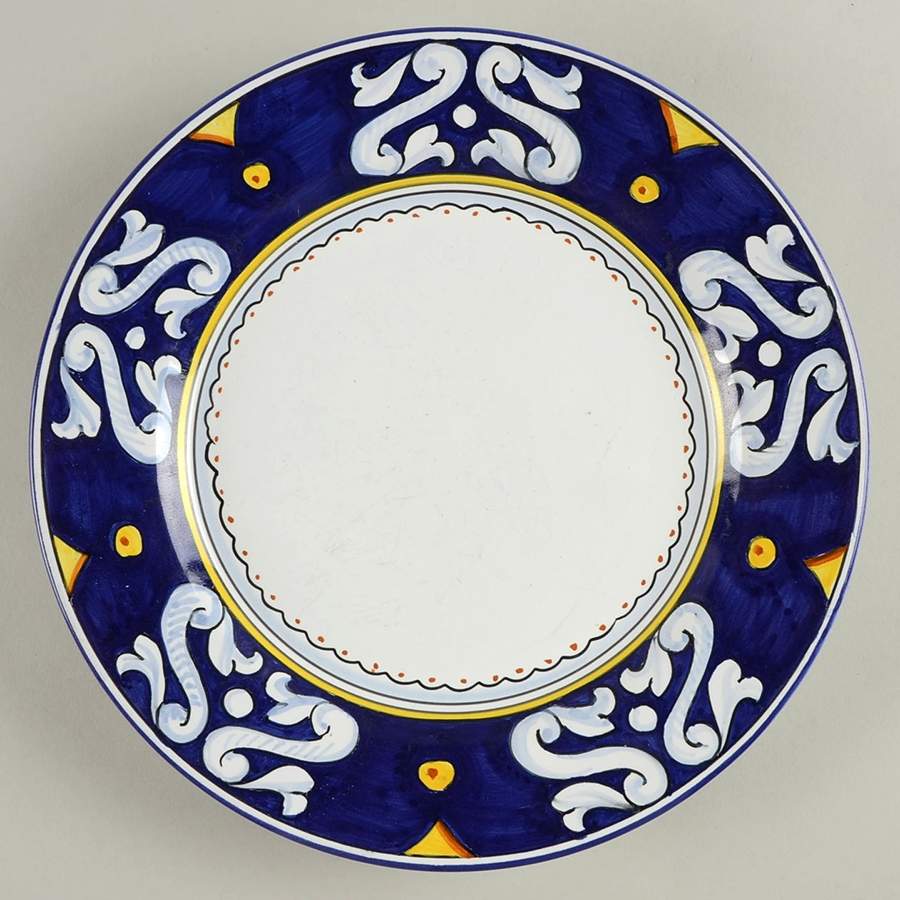 Umbria Luncheon Plate by Vietri (Italy)-1