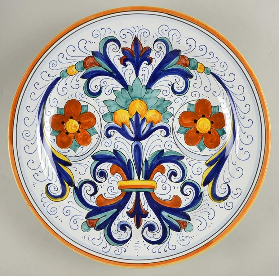 Umbria 12" Chop Plate (Round Platter) by Vietri (Italy)-1