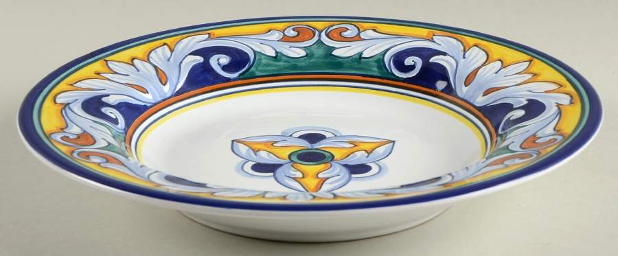 Umbria 9" Individual Pasta Bowl by Vietri (Italy)-1