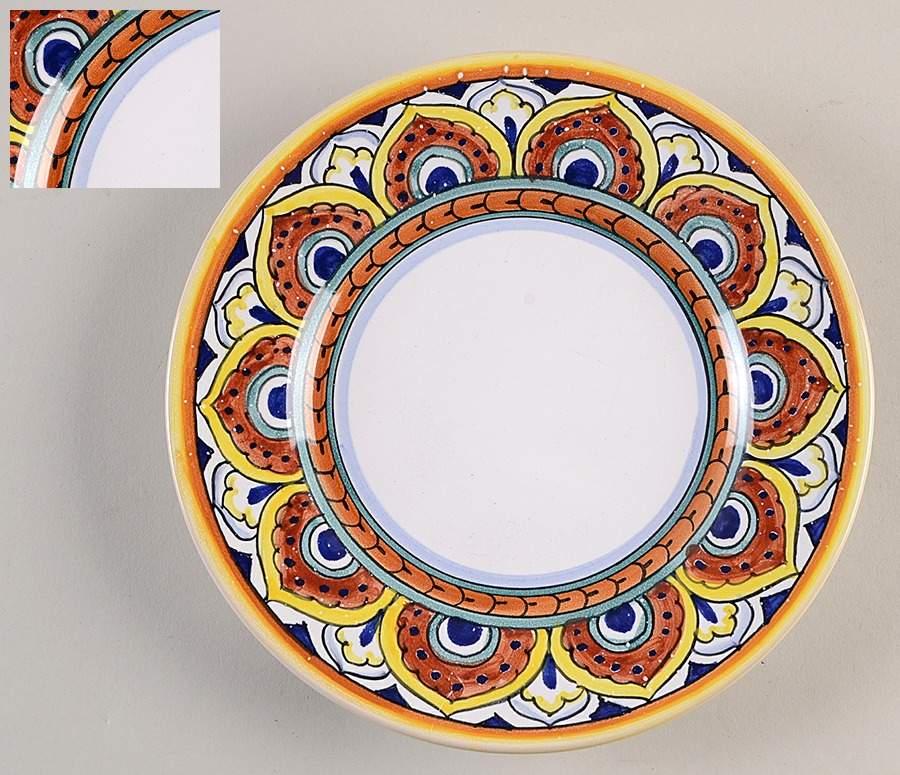 Umbria Salad Plate by Vietri (Italy)-1