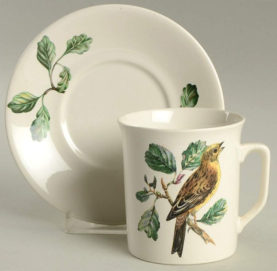 VIL89 Flat Cup & Saucer Set by Villeroy & Boch-1