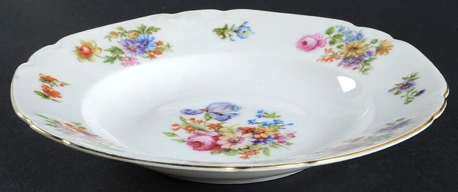 VIT220 Rim Soup Bowl by Victoria (Czech)-1
