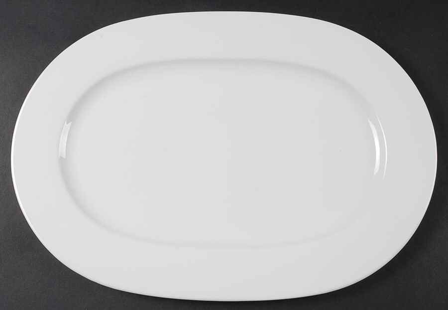 Anmut 13" Oval Serving Platter by Villeroy & Boch-1