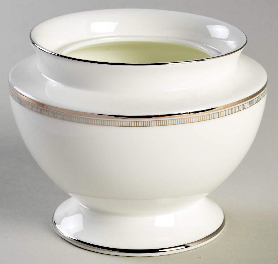 Estelle Platinum Sugar Bowl No Lid by Villeroy & Boch-1