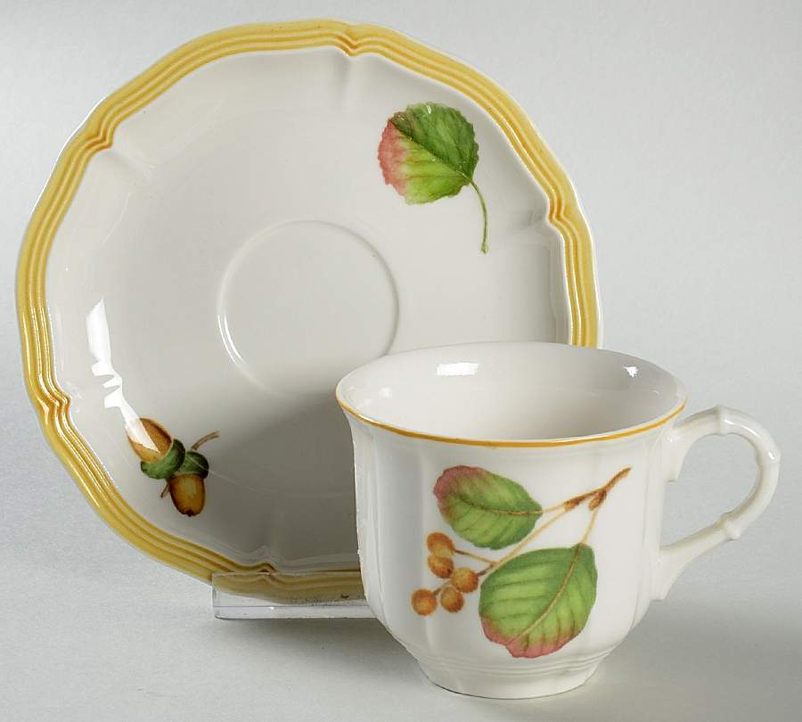 Parkland Flat Cup & Saucer Set by Villeroy & Boch-1