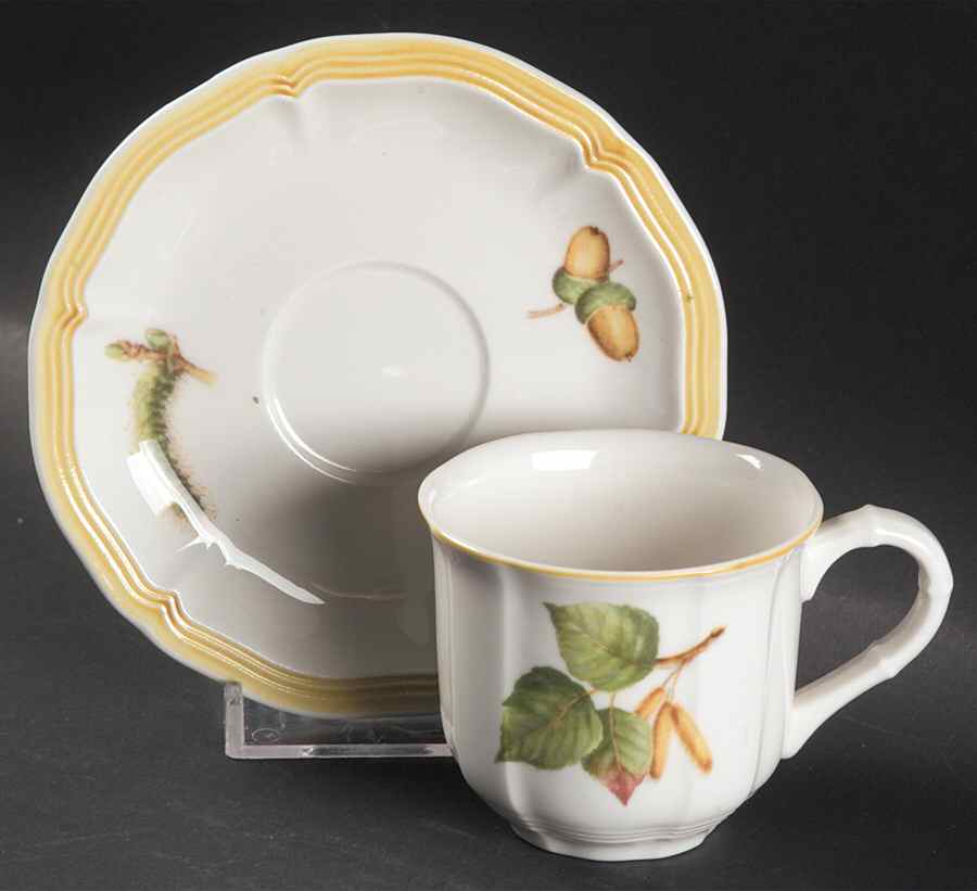 Parkland Flat Demitasse Cup & Saucer Set by Villeroy & Boch-1