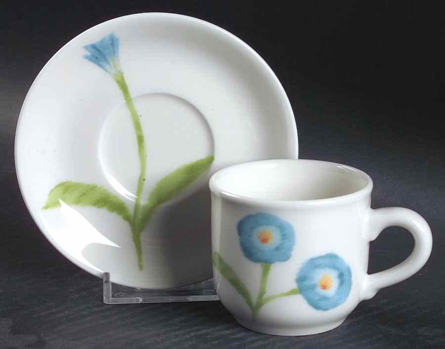 Mademoiselle Flat Demitasse Cup & Saucer Set by Villeroy & Boch-1