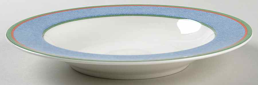 Tipo Viva Blue Large Rim Soup Bowl by Villeroy & Boch-1