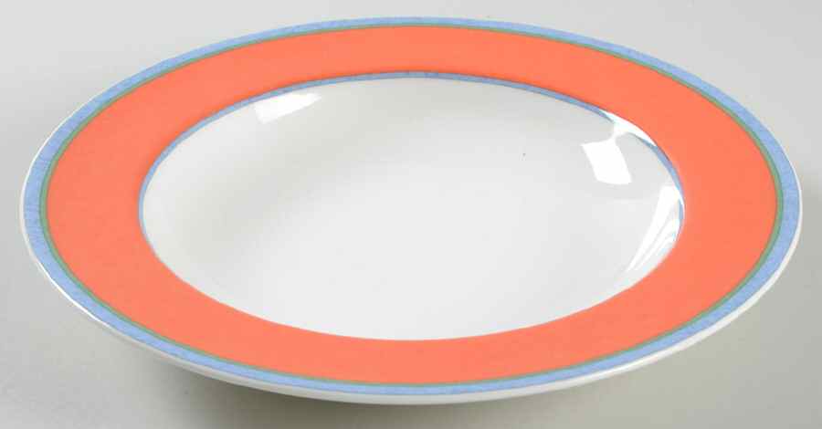 Tipo Viva Red Large Rim Soup Bowl by Villeroy & Boch-1