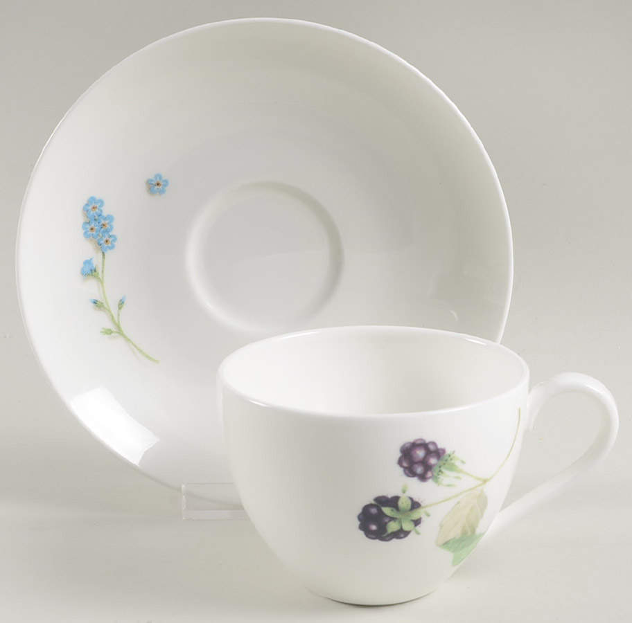 Wildberries Flat Cup & Saucer Set by Villeroy & Boch-1