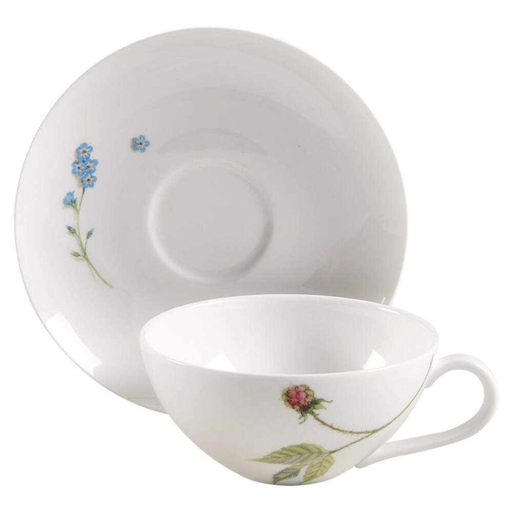 Wildberries Flat Cup & Saucer Set by Villeroy & Boch-1
