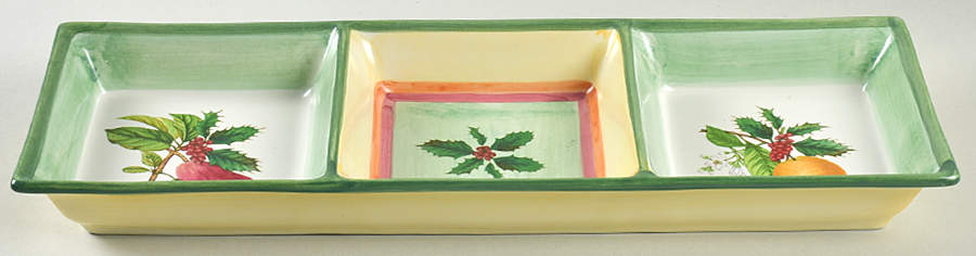 French Noel 3-Part Relish by Villeroy & Boch-1
