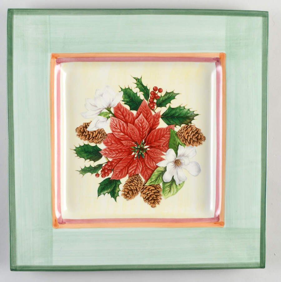 French Noel 15" Square Tray by Villeroy & Boch-1