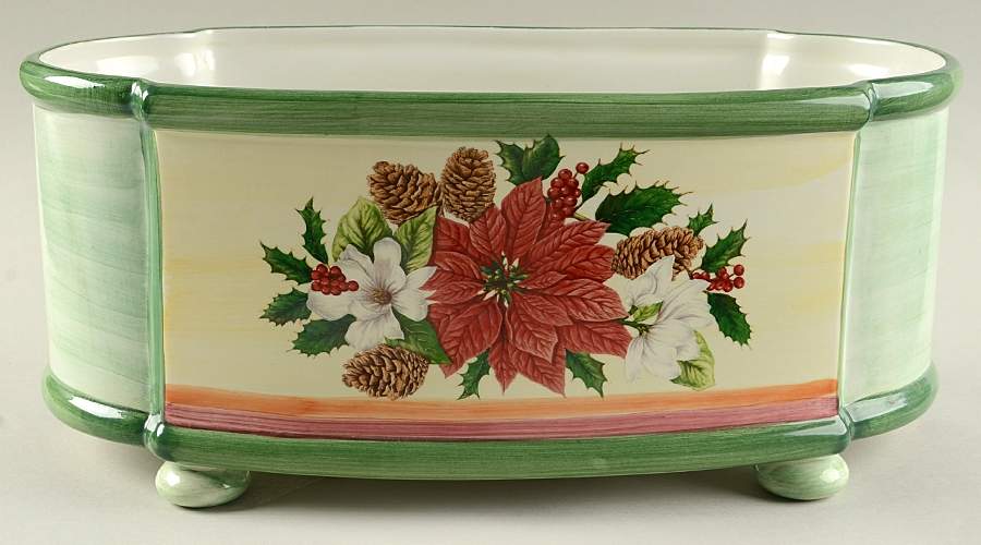 French Noel 14" Planter by Villeroy & Boch-1