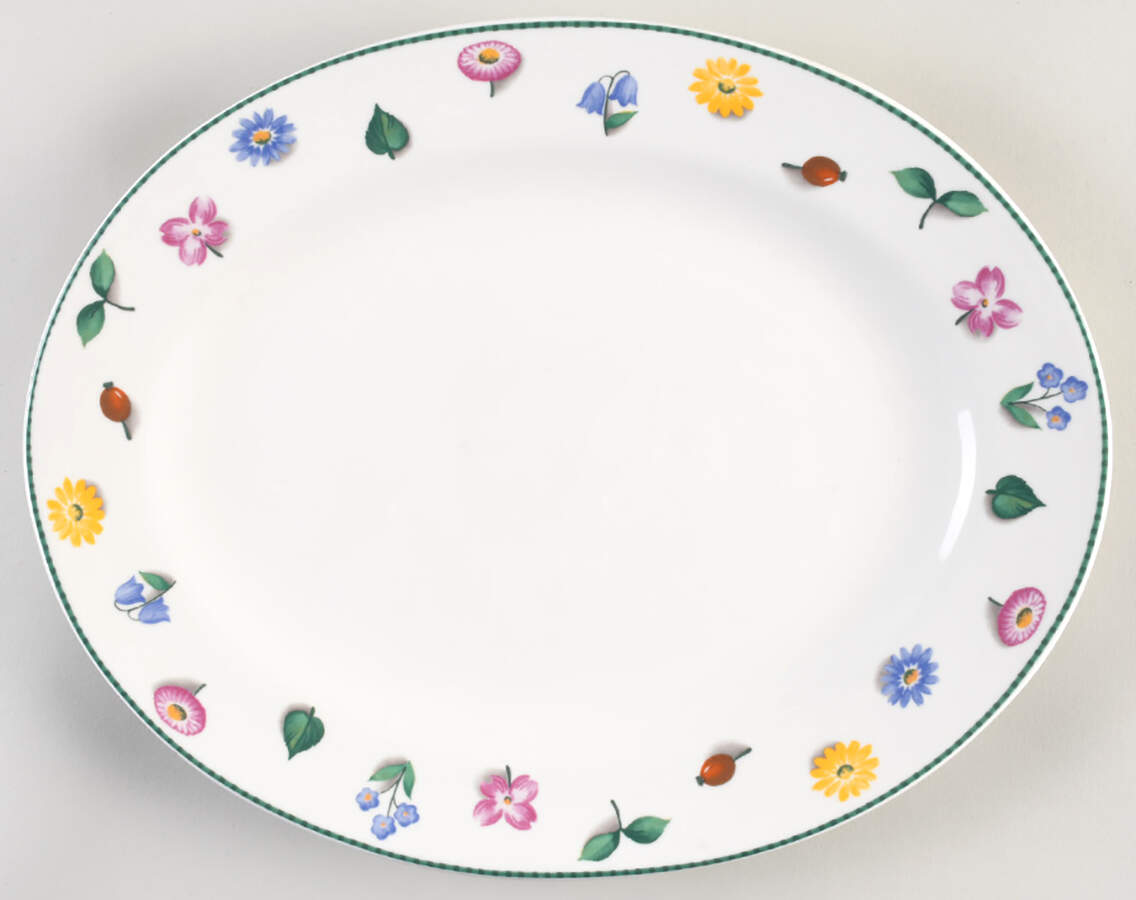 Spring 13" Oval Serving Platter by Vista Alegre-1