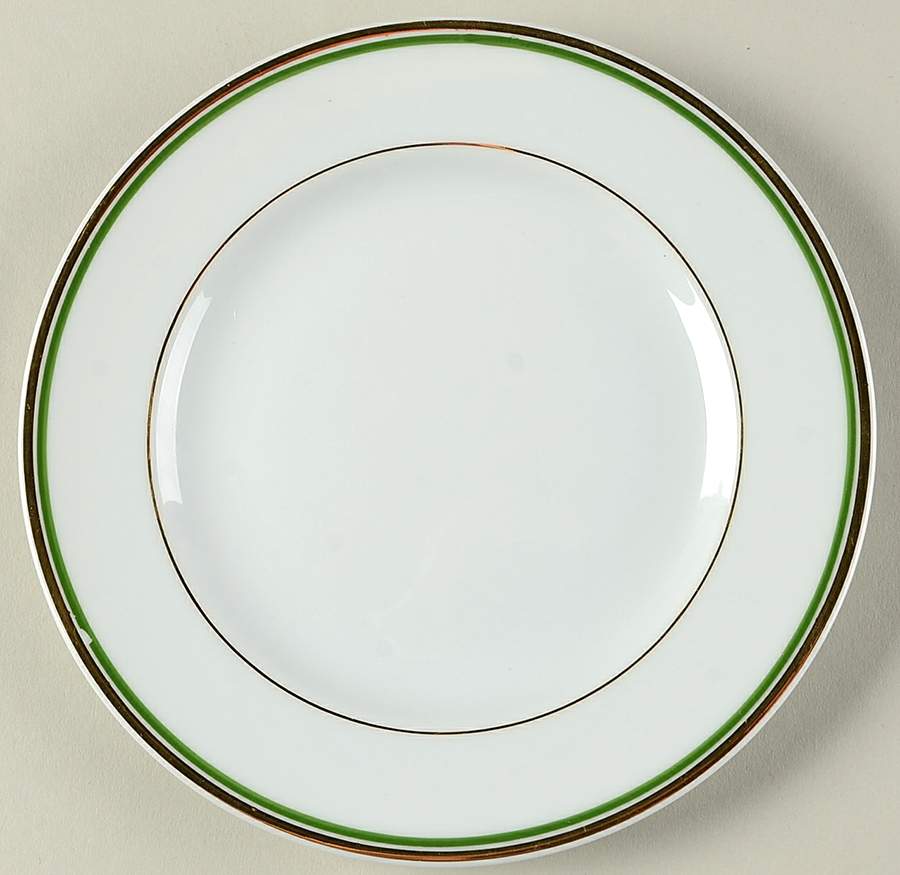 Jubilee Green Bread & Butter Plate by Vie Privee-1