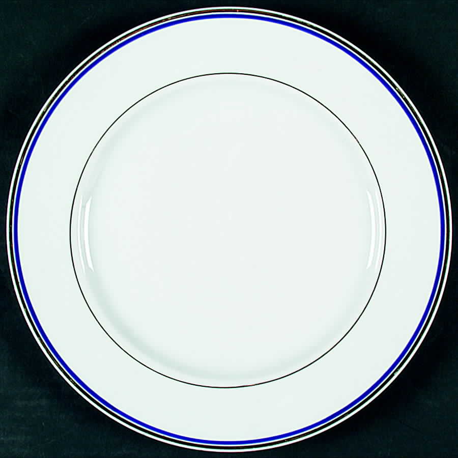 Jubilee Blue Dinner Plate by Vie Privee-1