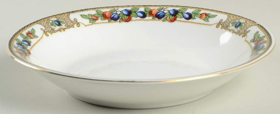 VIT413 Soup/Cereal Bowl by Victoria (Czech)-1