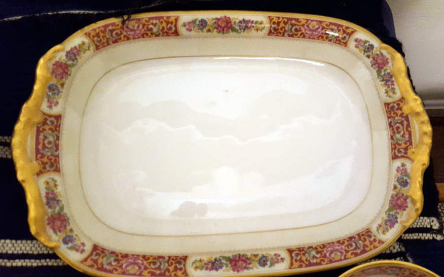 VIG110 16" Oval Serving Platter by Vignaud-1