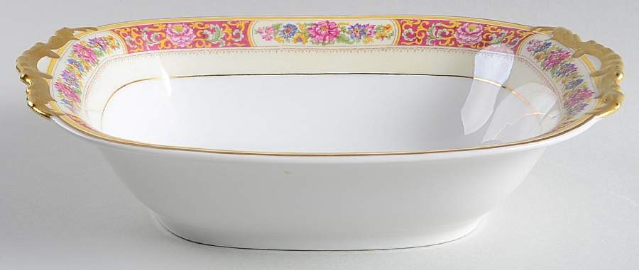 VIG110 10" Oval Vegetable Bowl by Vignaud-1