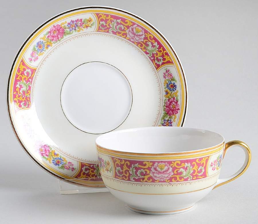 VIG110 Flat Cup & Saucer Set by Vignaud-1