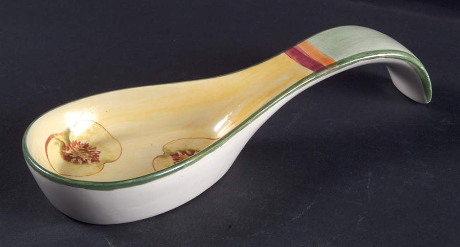 French Country (Earthenware) Spoon Rest/Holder (Holds 1 Spoon) by Villeroy & Boch-1