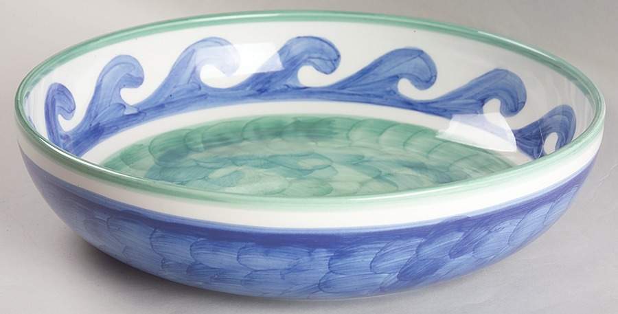 Blue Waves Round Shallow Bowl by Villeroy & Boch-1