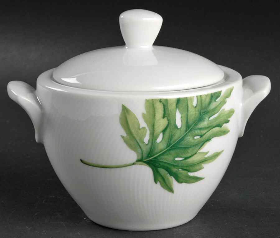 Bali Sugar Bowl & Lid by Vista Alegre-1