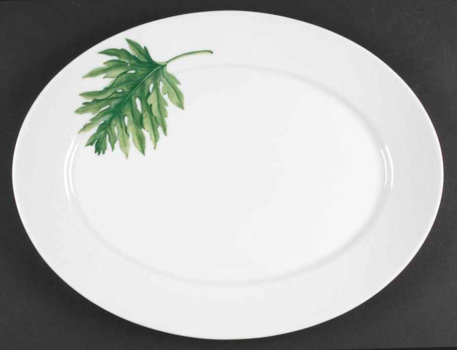 Bali 14" Oval Serving Platter by Vista Alegre-1