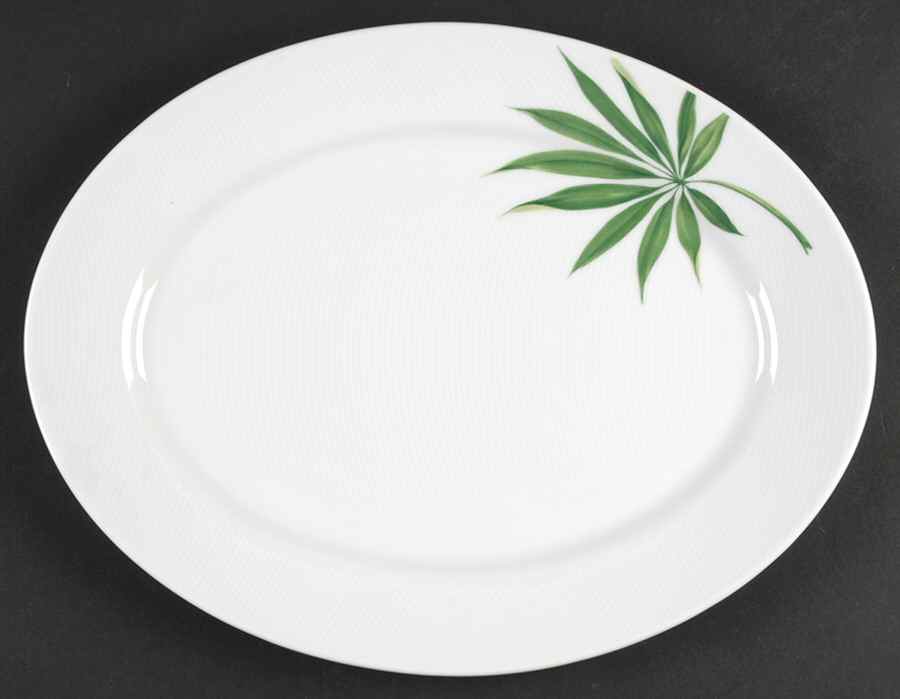 Bali 12" Oval Serving Platter by Vista Alegre-1