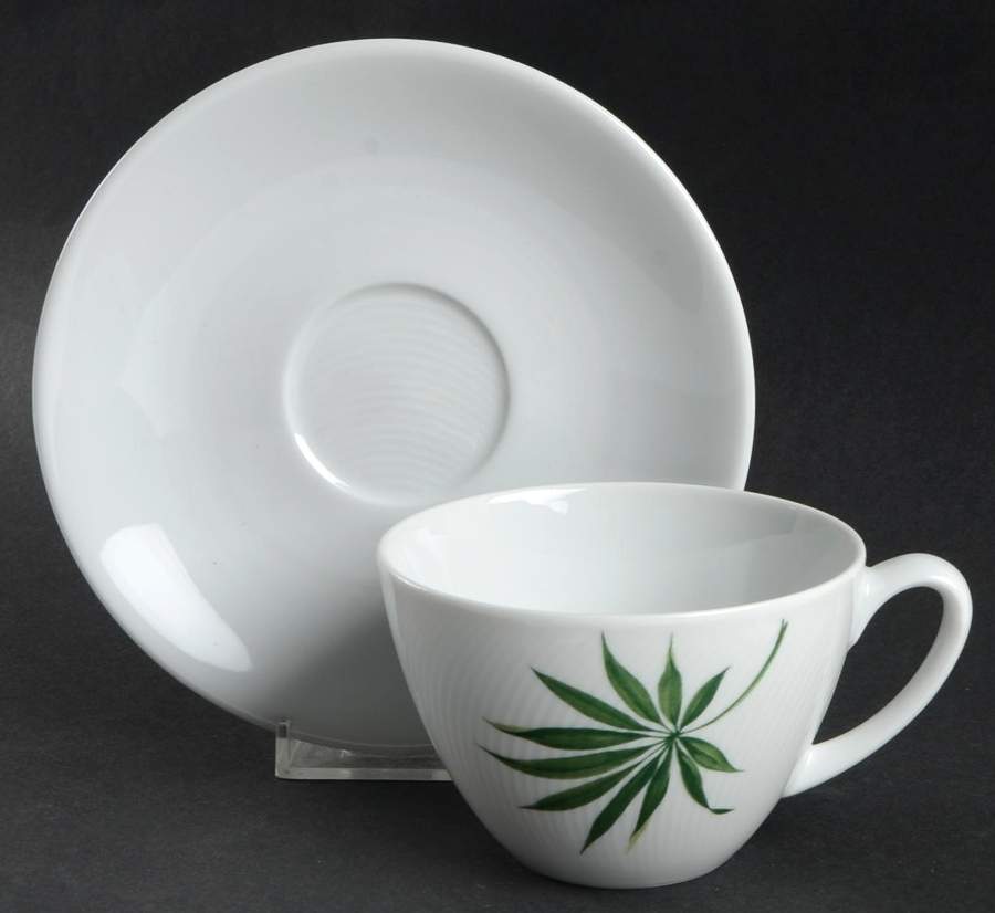 Bali Flat Cup & Saucer Set by Vista Alegre-1