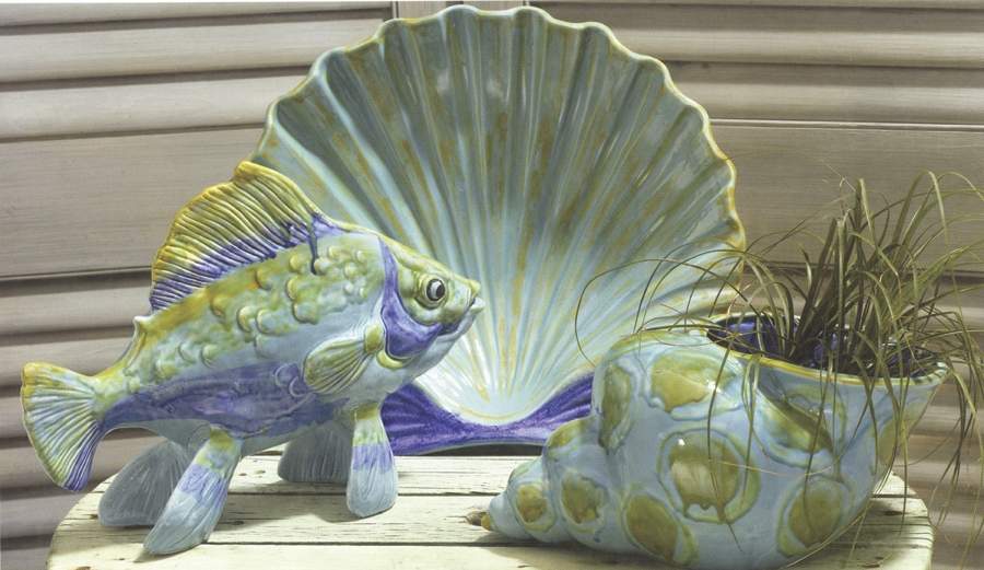 Solare Fish Figurine by Vietri (Italy)-1