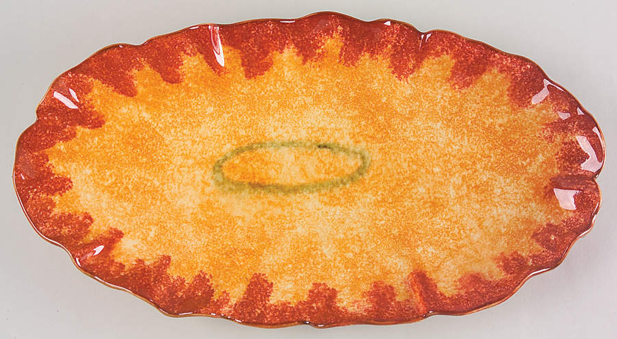 Pompei 17" Oval Serving Platter by Vietri (Italy)-1