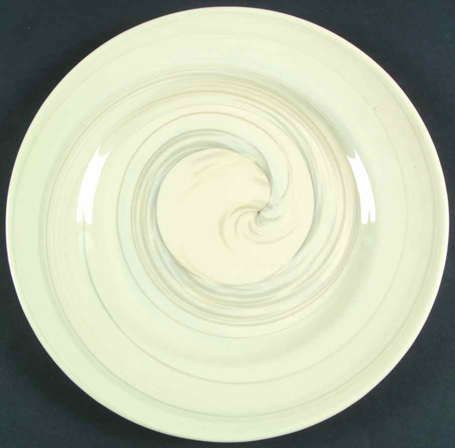 Murano (White) Dinner Plate by Vietri (Italy)-1