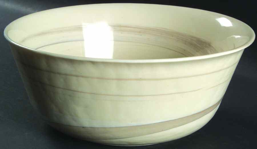 Murano (White) 10" Round Vegetable Bowl by Vietri (Italy)-1