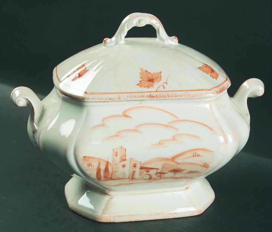 Bramasole Tureen &  Lid by Vietri (Italy)-1