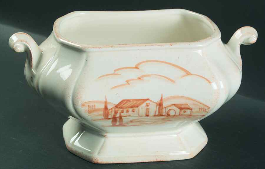 Bramasole Tureen No Lid by Vietri (Italy)-1