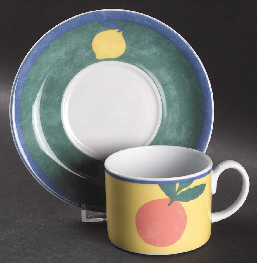 VIA48 Flat Cup & Saucer Set by Vista Alegre-1