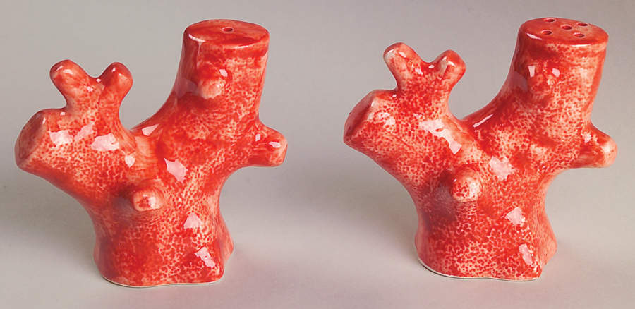 Nettuno Figural Salt & Pepper Set by Vietri (Italy)-1